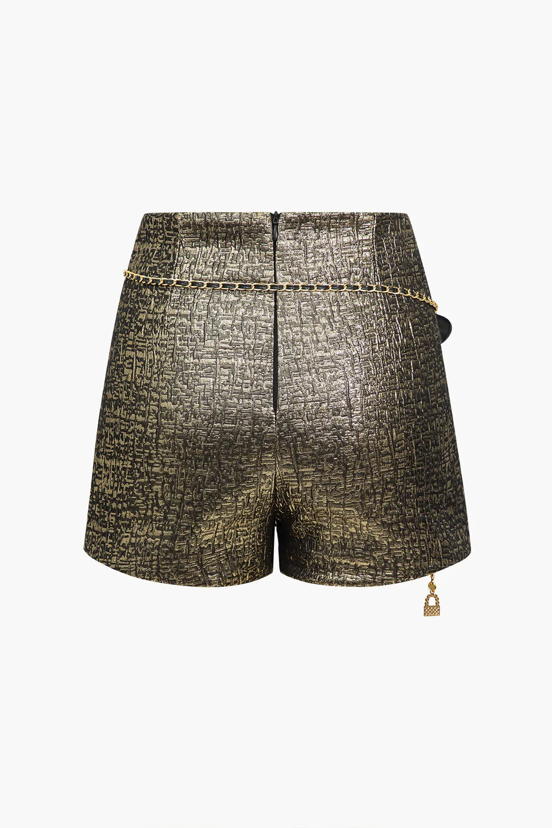 3D Floral Chain Shorts