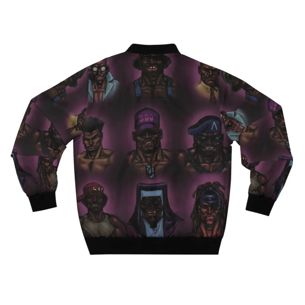 African American Comic Art Bomber Jacket
