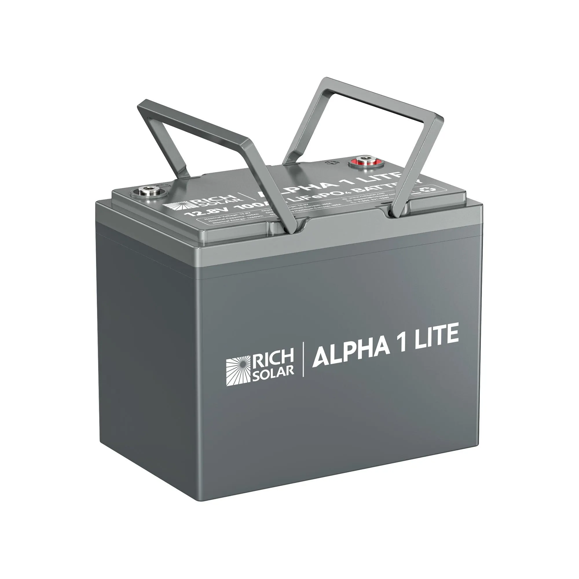 ALPHA 1 LITE | 12V 100Ah LiFePO4 Battery | Lightweight 12V Lithium Battery for RVs, Trailers, Vans, Boats, Off-Grid | 4,000 Lifetime Cycles | Best Value