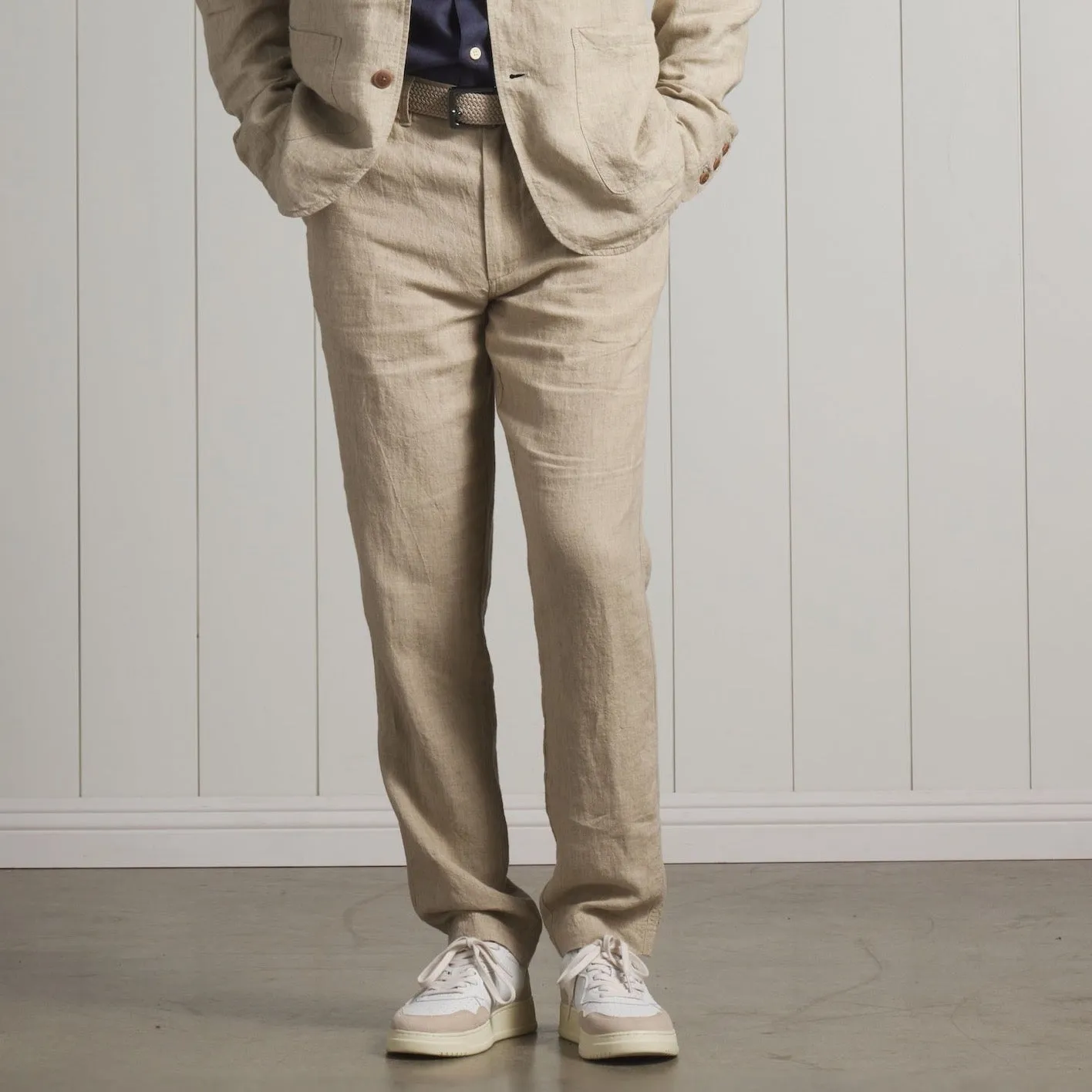 Aventura Washed Linen Pants - Safari