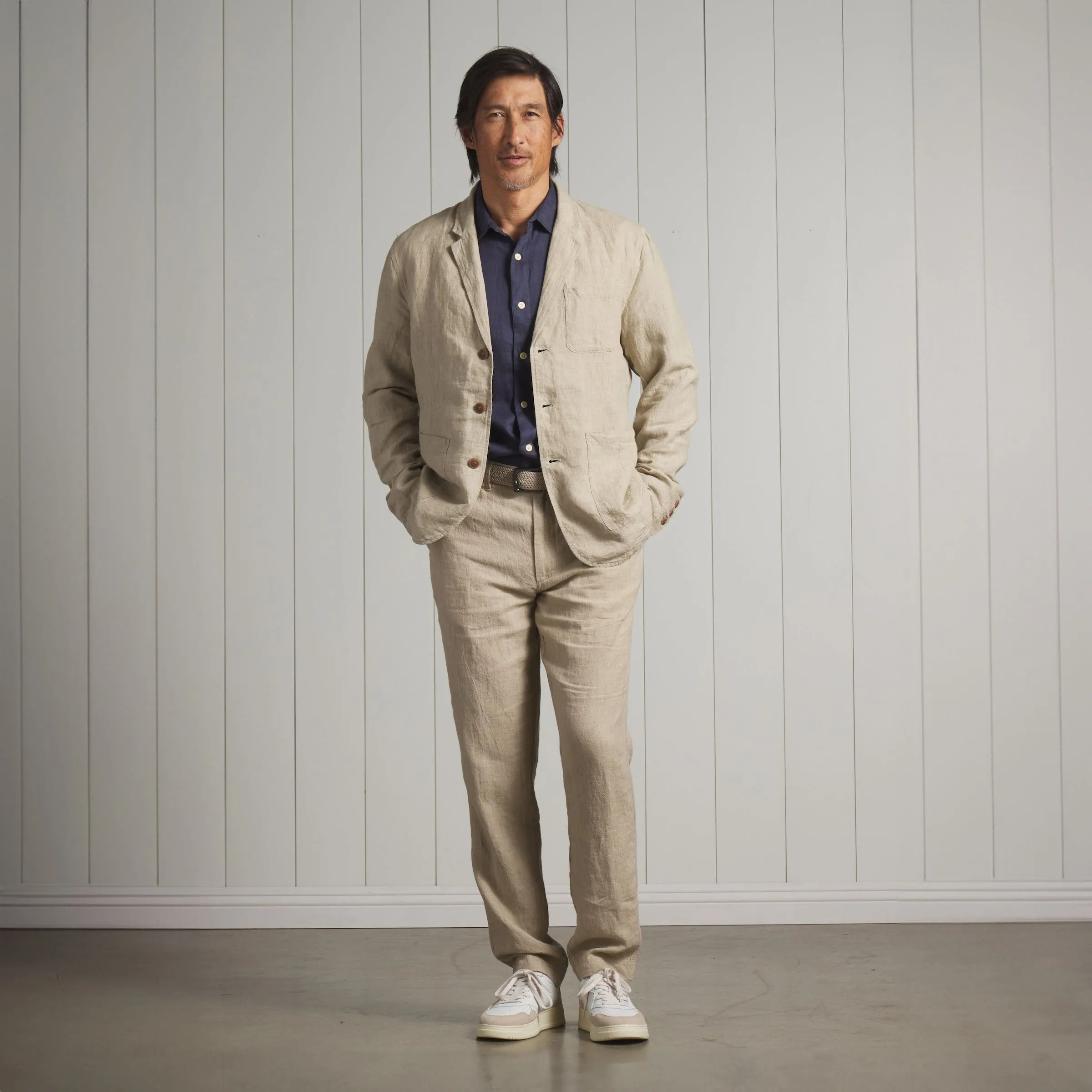 Aventura Washed Linen Pants - Safari