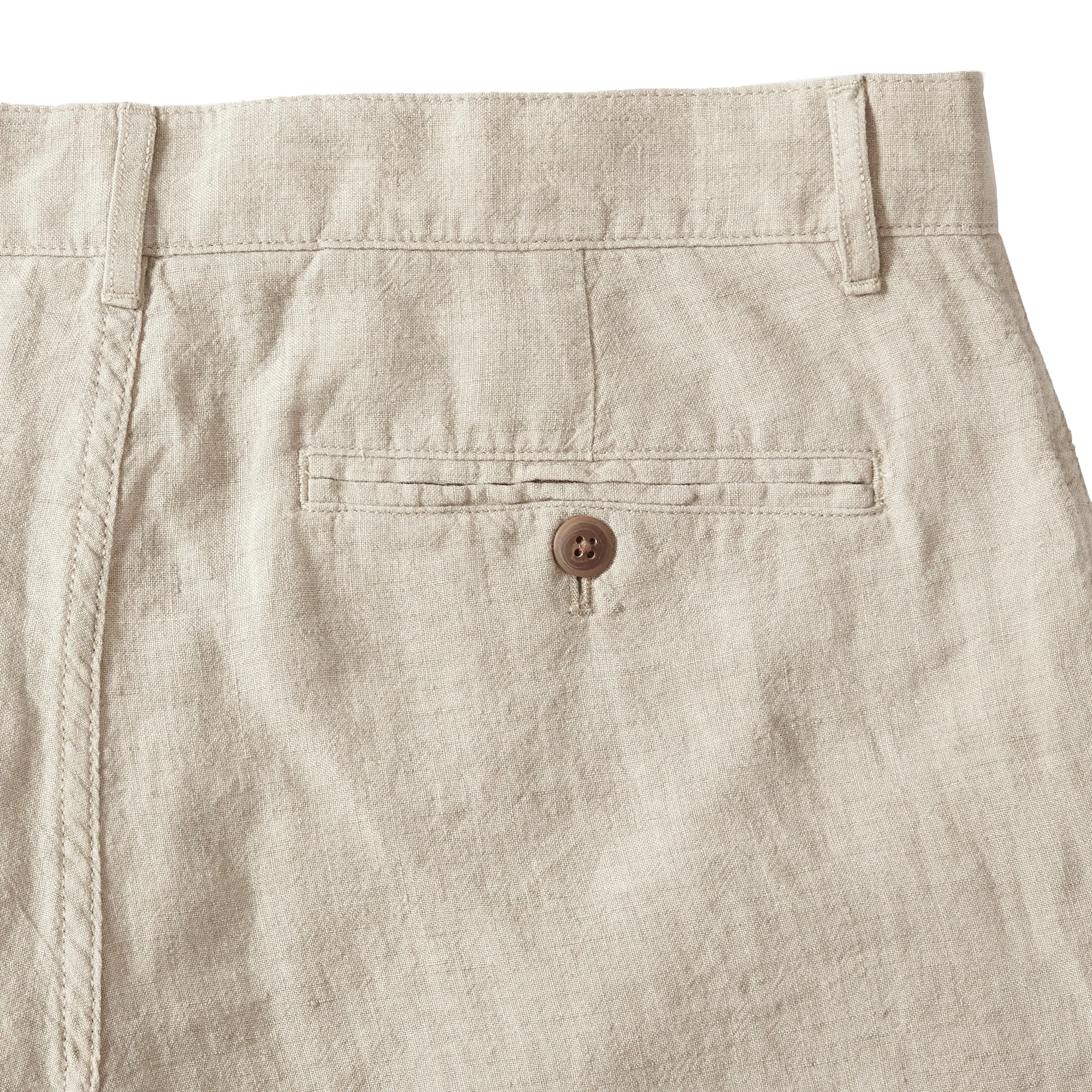 Aventura Washed Linen Pants - Safari
