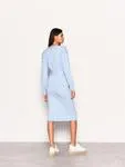 Baby blue knitted cardigan