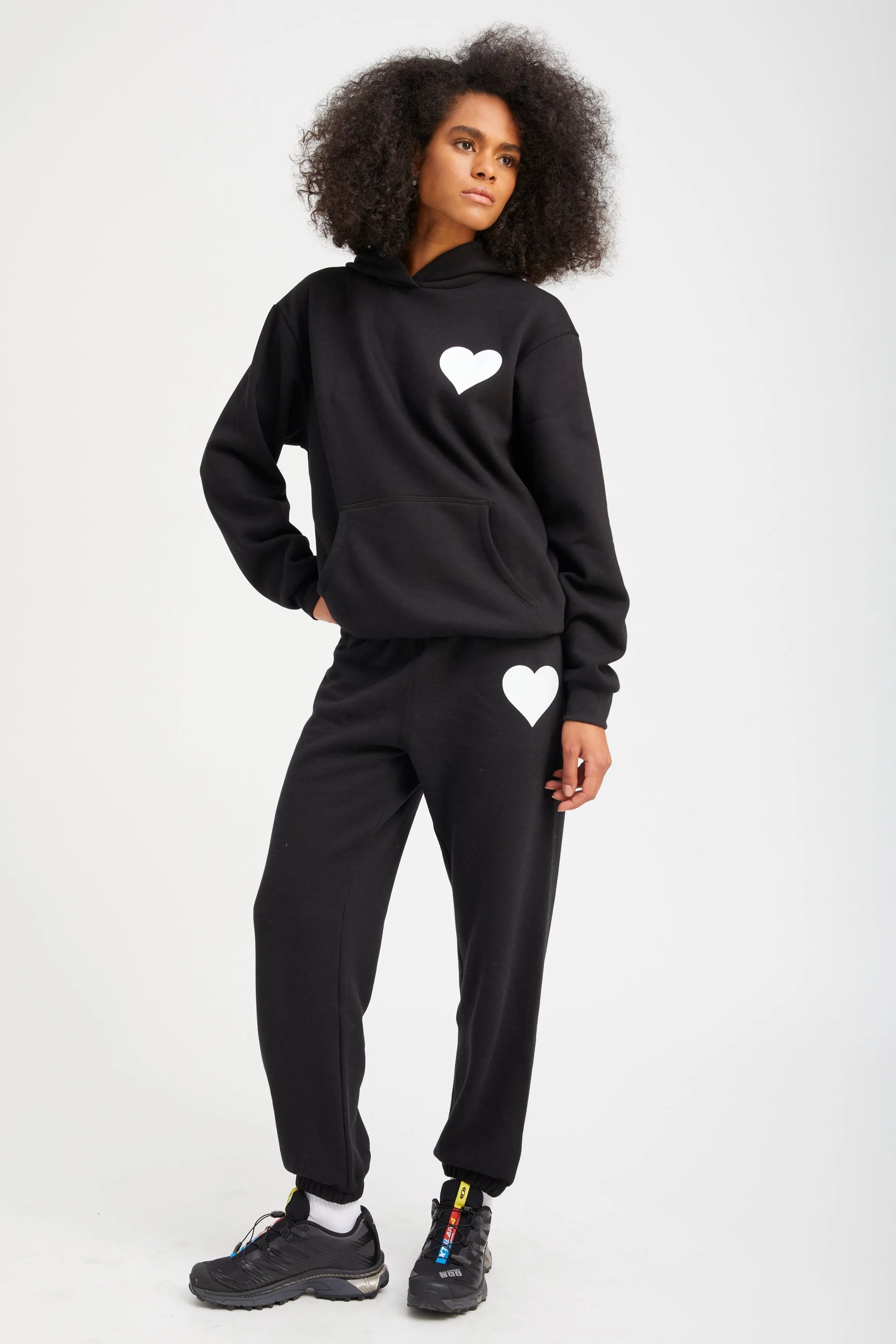 Black Heart Sweatpants