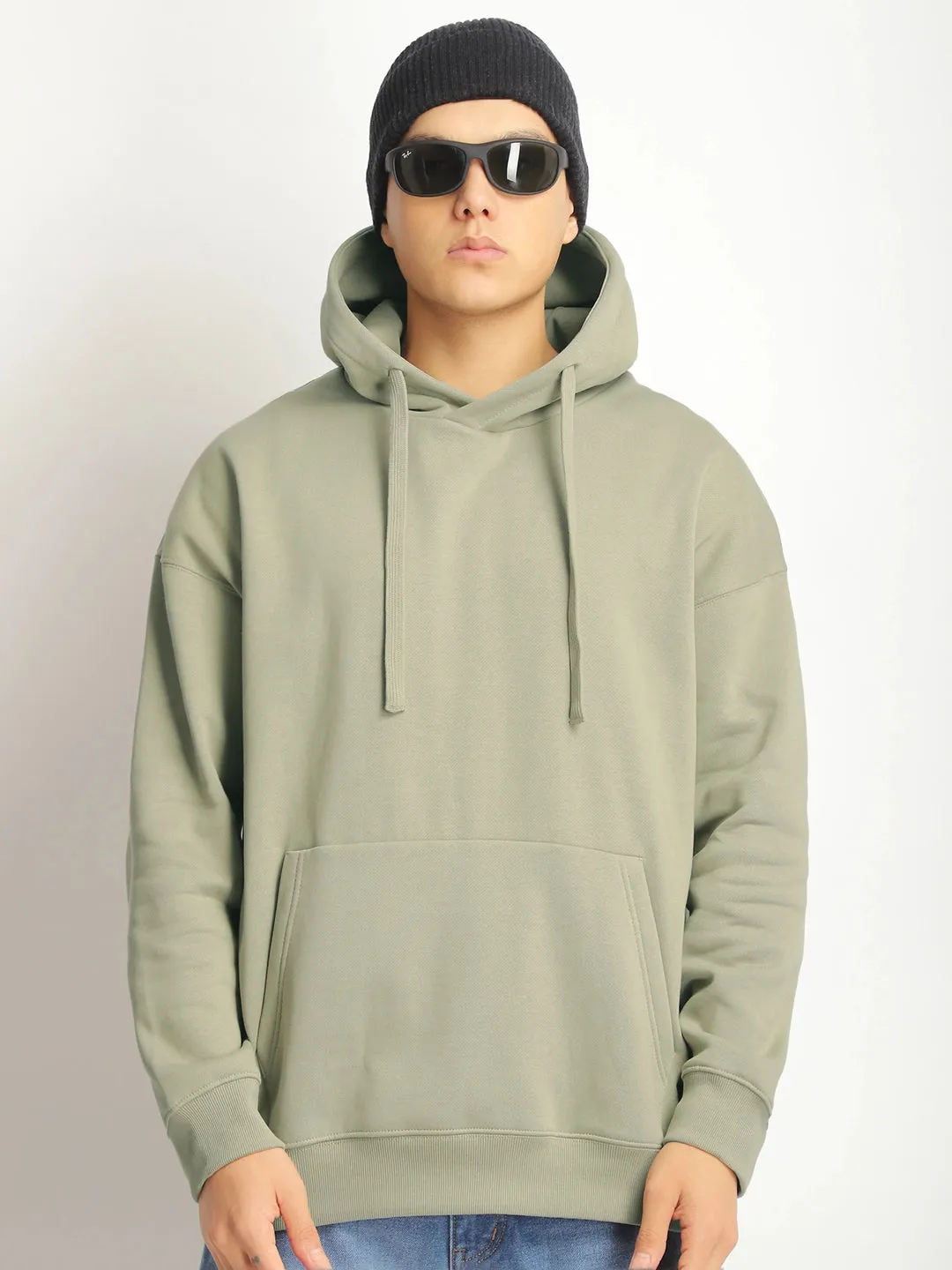 Cavendish Comfort Light Green Oversized Hoodie