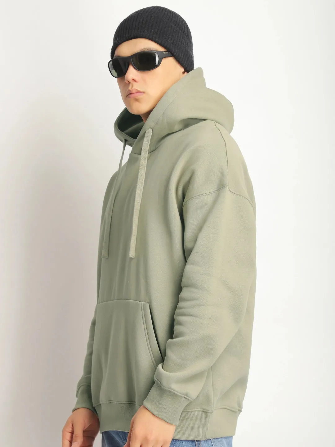 Cavendish Comfort Light Green Oversized Hoodie