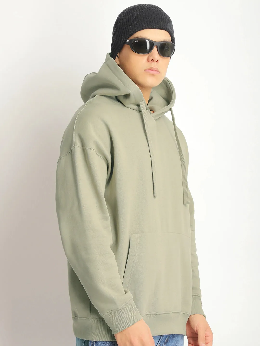 Cavendish Comfort Light Green Oversized Hoodie