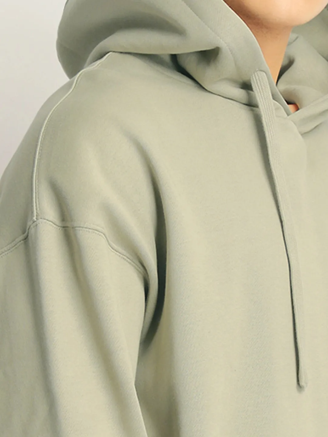 Cavendish Comfort Light Green Oversized Hoodie