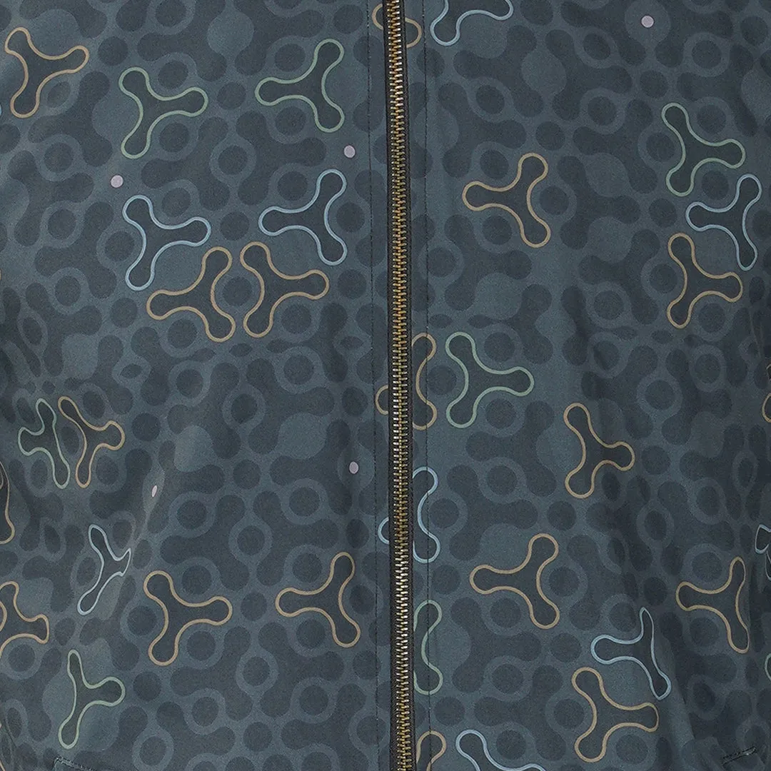 Circuil Hexagon Full Printed Reversible Bomber Jacket