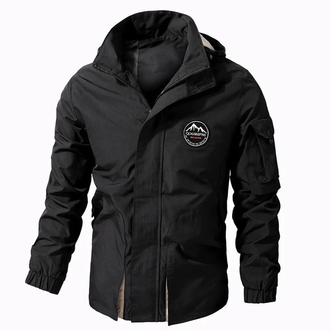 Clayton | Bomber jacket with hood for men