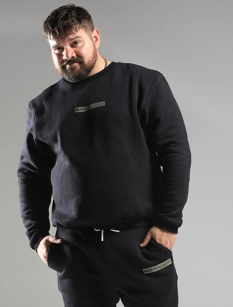 Comfort Fit: Crew Neck - Black