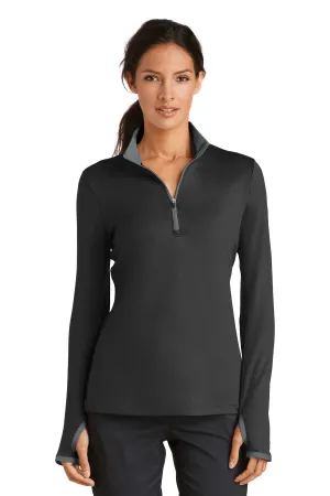 Custom Embroidered - Nike Ladies Dri-FIT Stretch 1/2-Zip Cover-Up. 779796