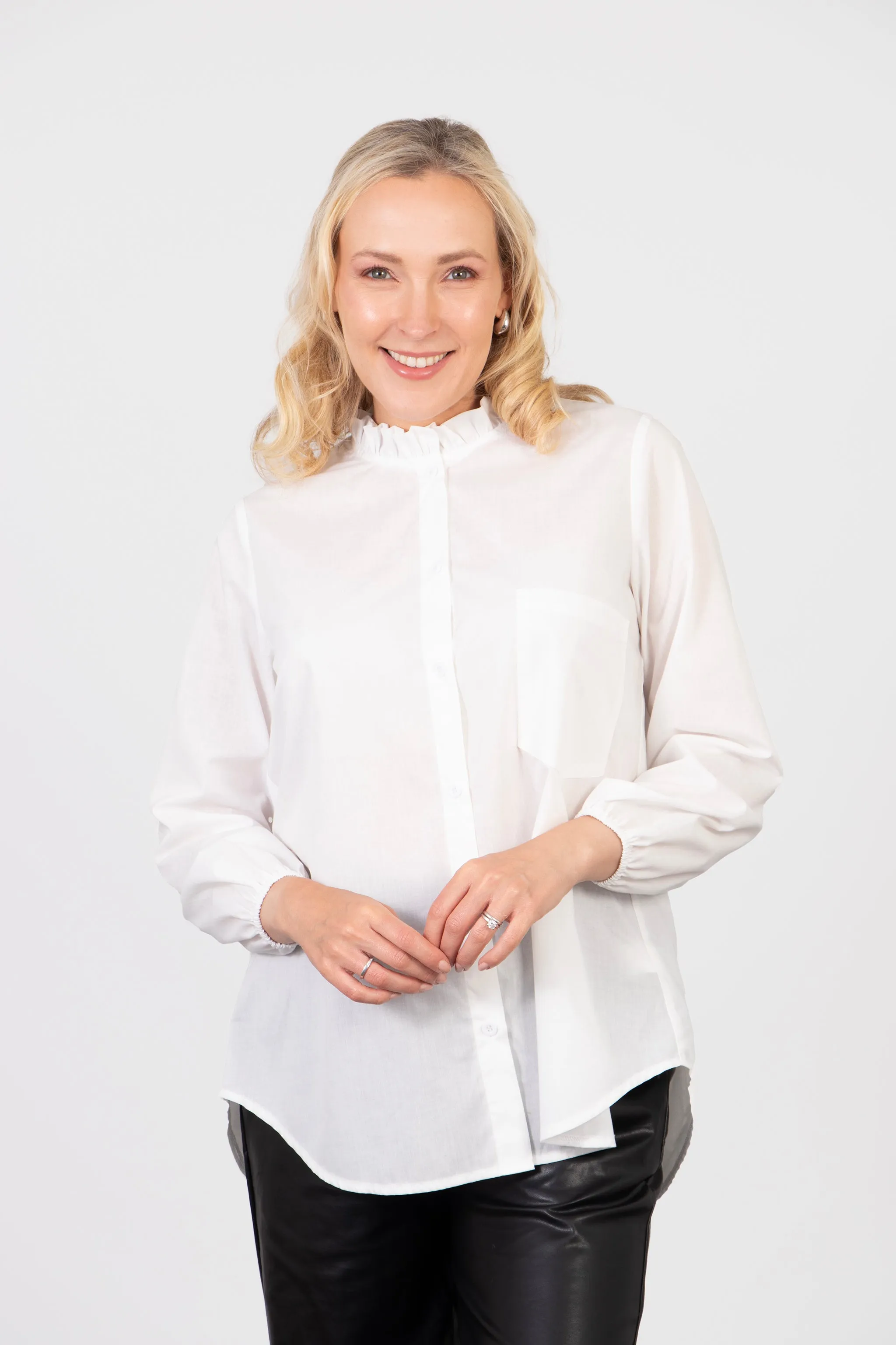 Darcey Oversized Shirt - White