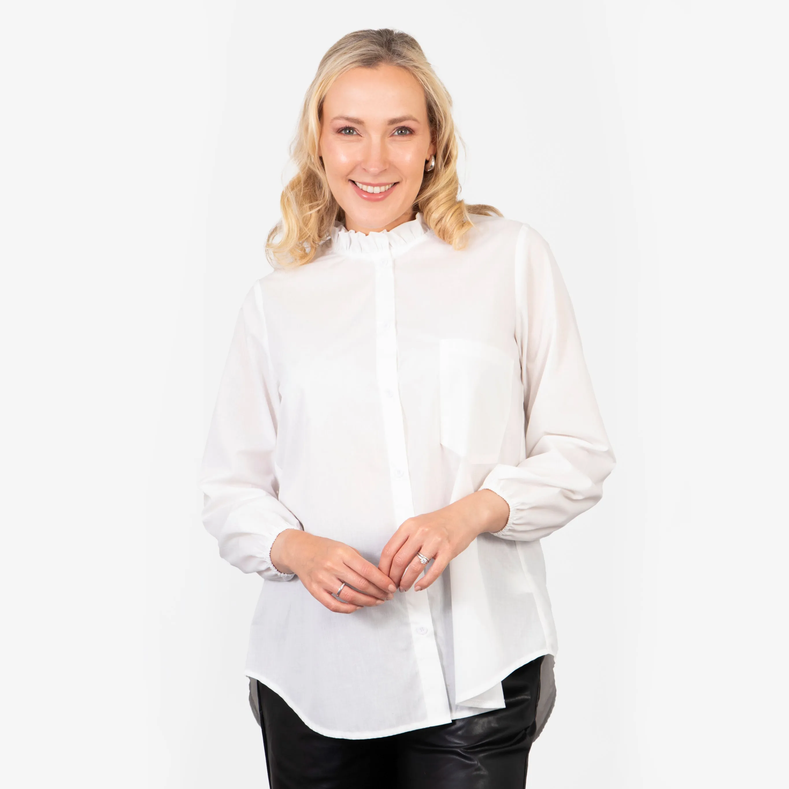 Darcey Oversized Shirt - White