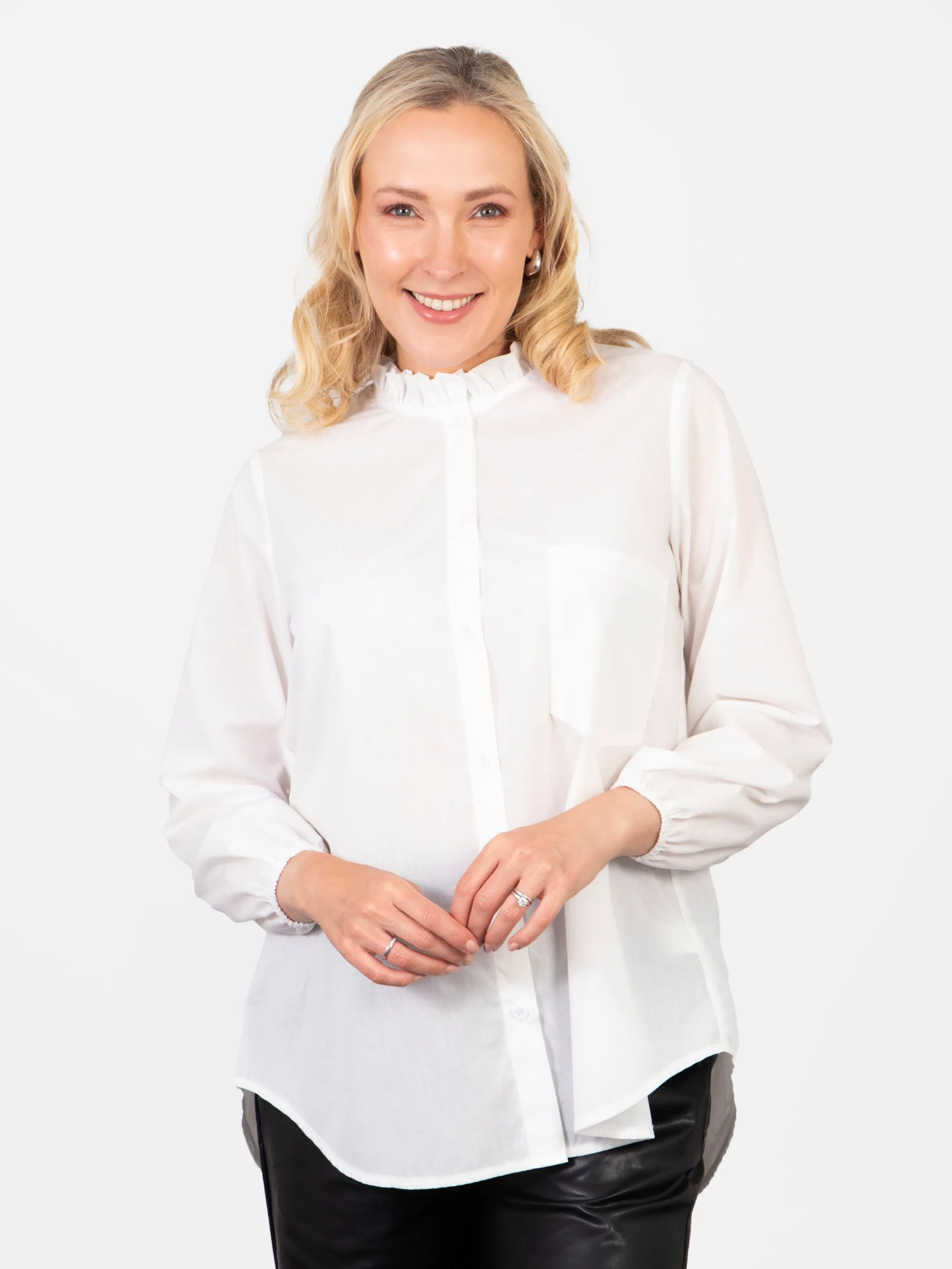 Darcey Oversized Shirt - White