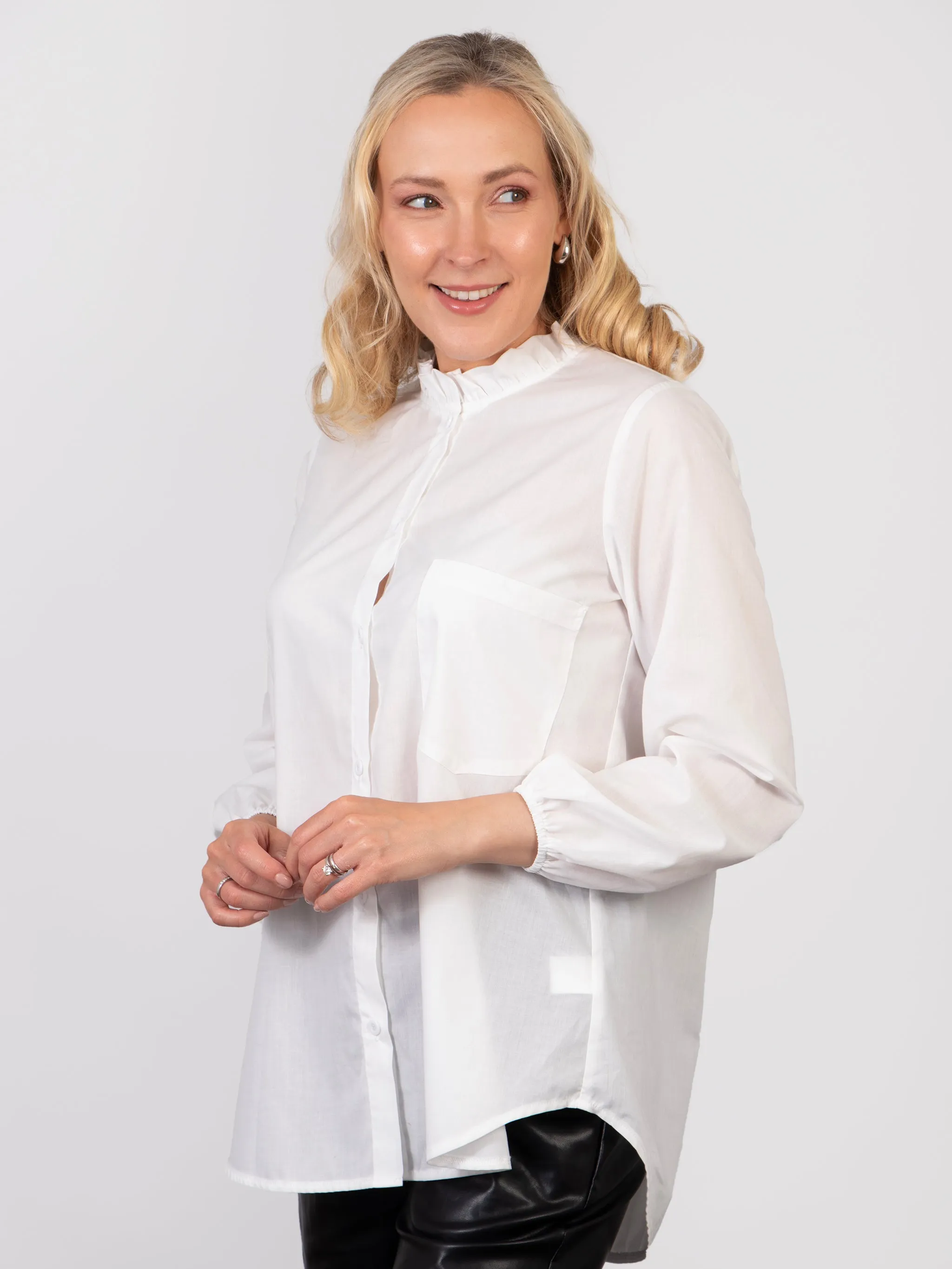 Darcey Oversized Shirt - White