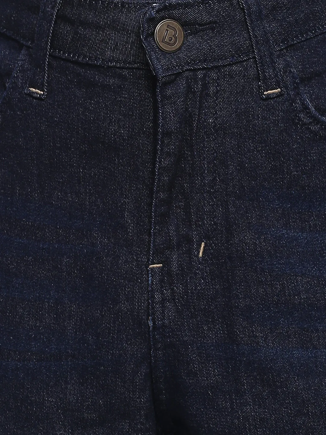Dark Blue Denim Shorts