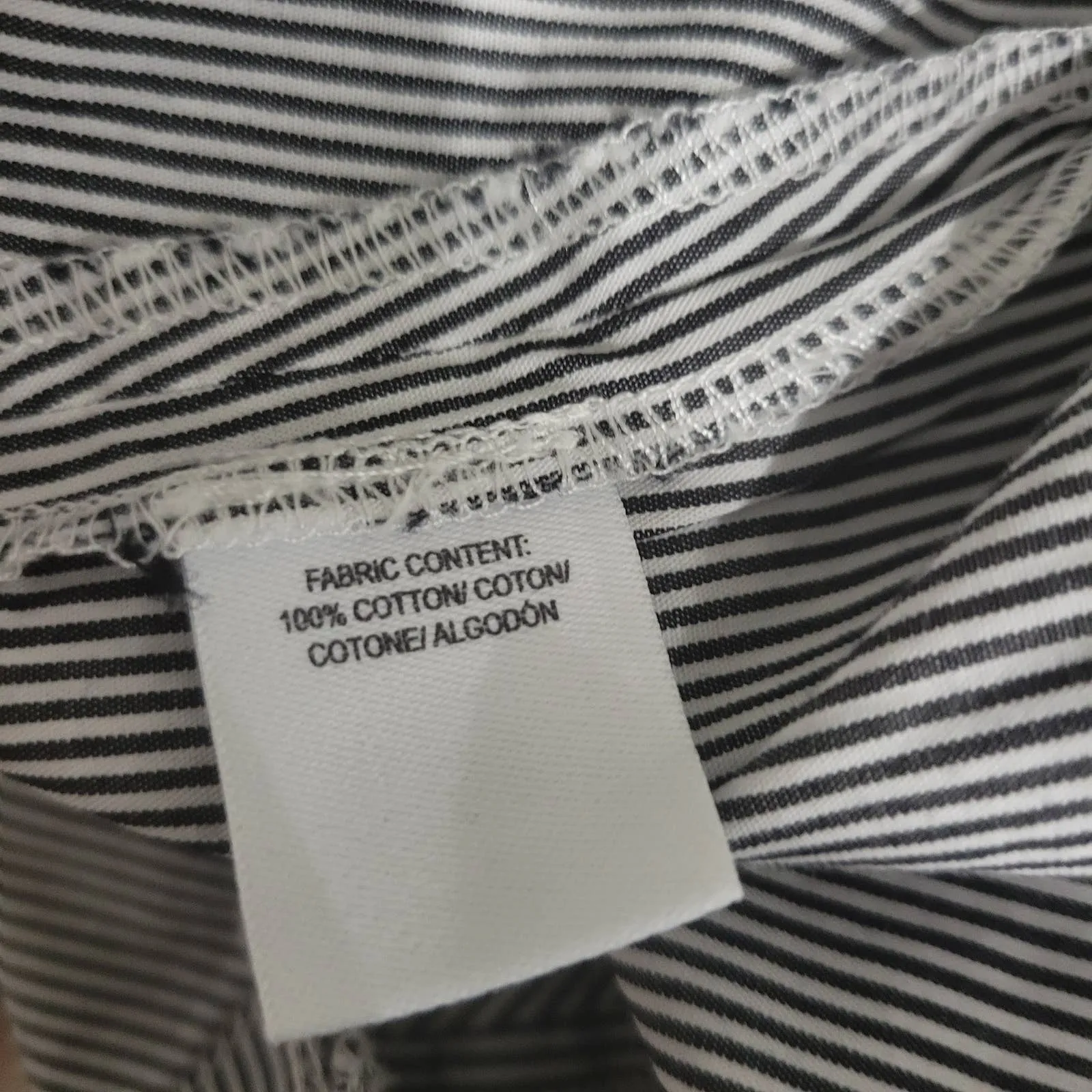 Derek Lam 10 Crosby Short Striped High Waisted Paperbag Waist Gray Cotton Size 4