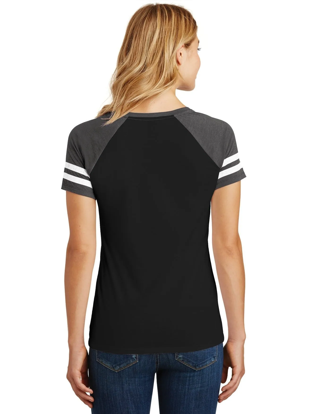 District Ladies Game V-Neck Tee