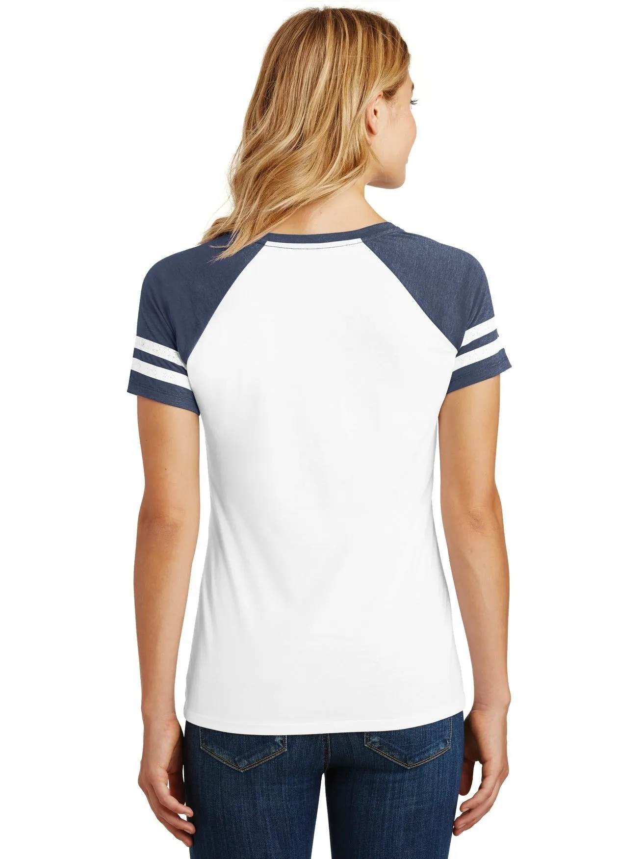 District Ladies Game V-Neck Tee