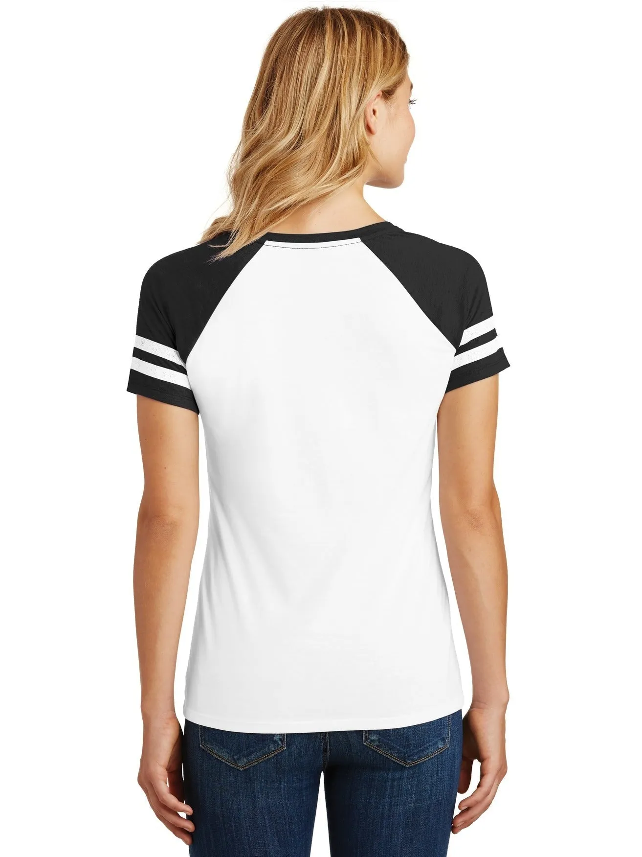 District Ladies Game V-Neck Tee
