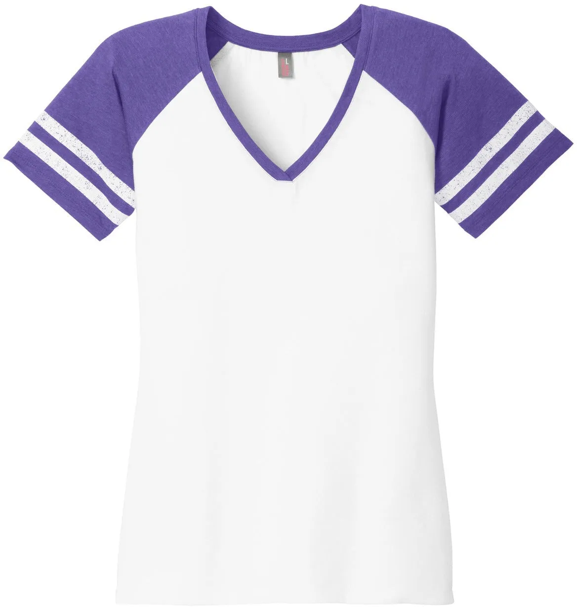 District Ladies Game V-Neck Tee