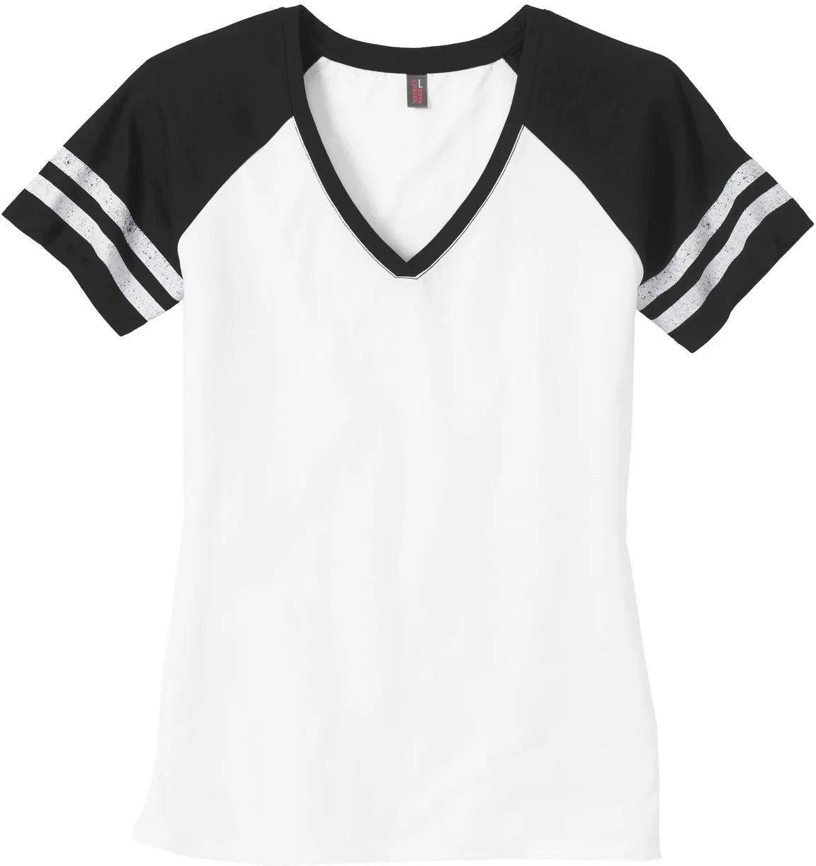 District Ladies Game V-Neck Tee