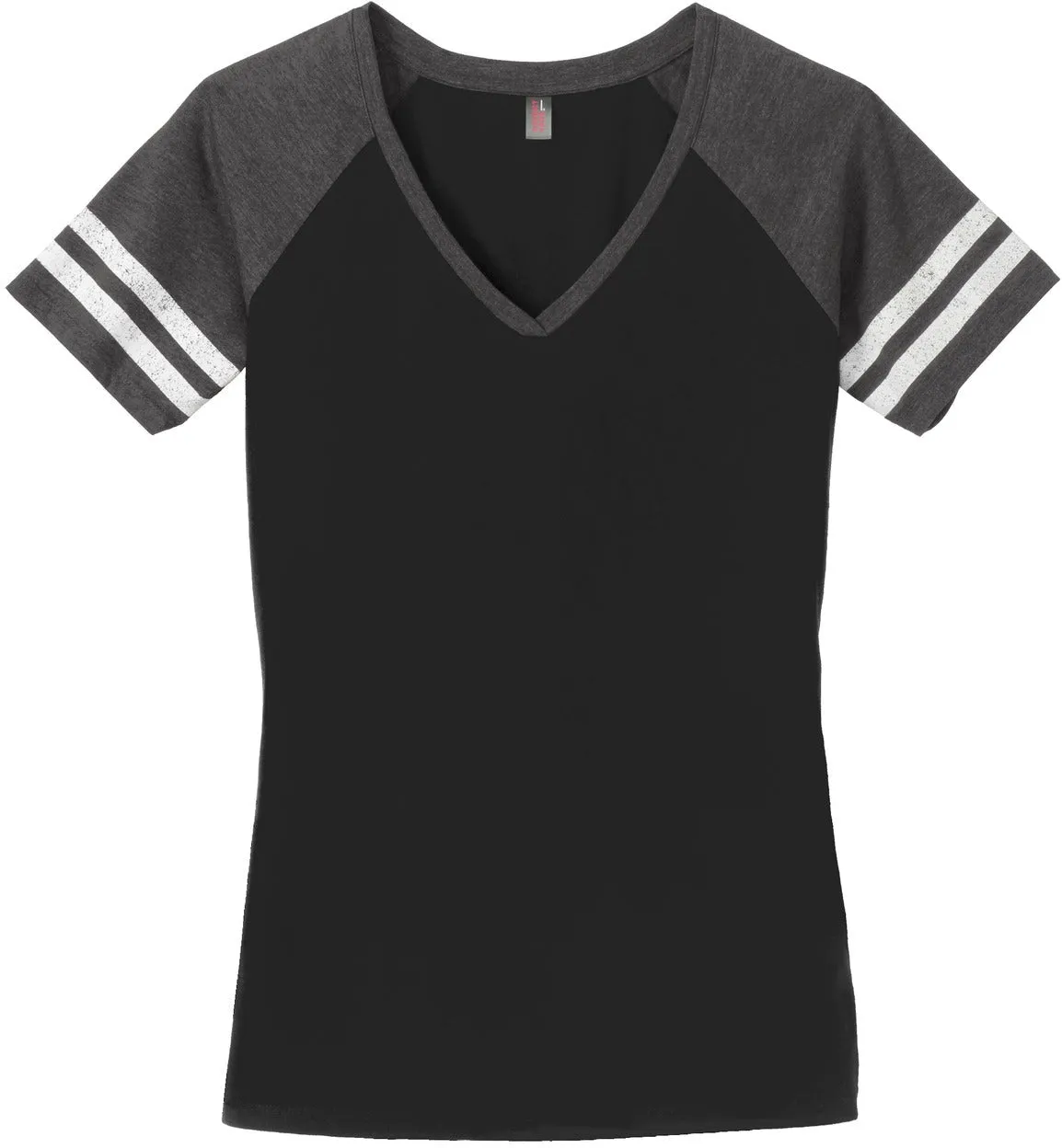 District Ladies Game V-Neck Tee