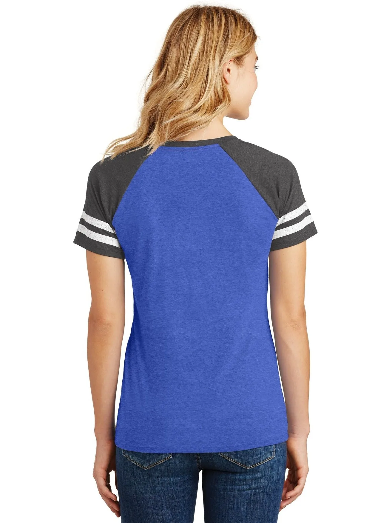 District Ladies Game V-Neck Tee