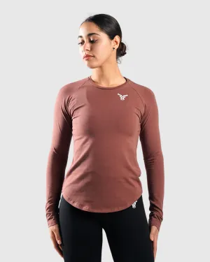 Essential Long Sleeve Women - Burgundy