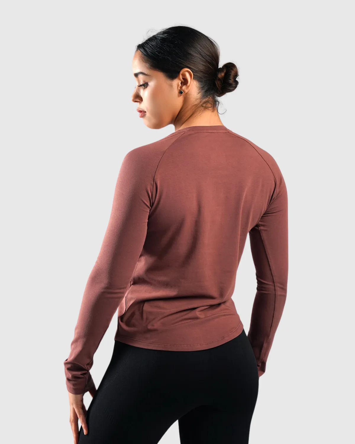 Essential Long Sleeve Women - Burgundy