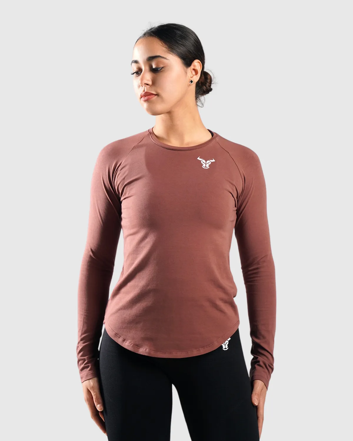 Essential Long Sleeve Women - Burgundy