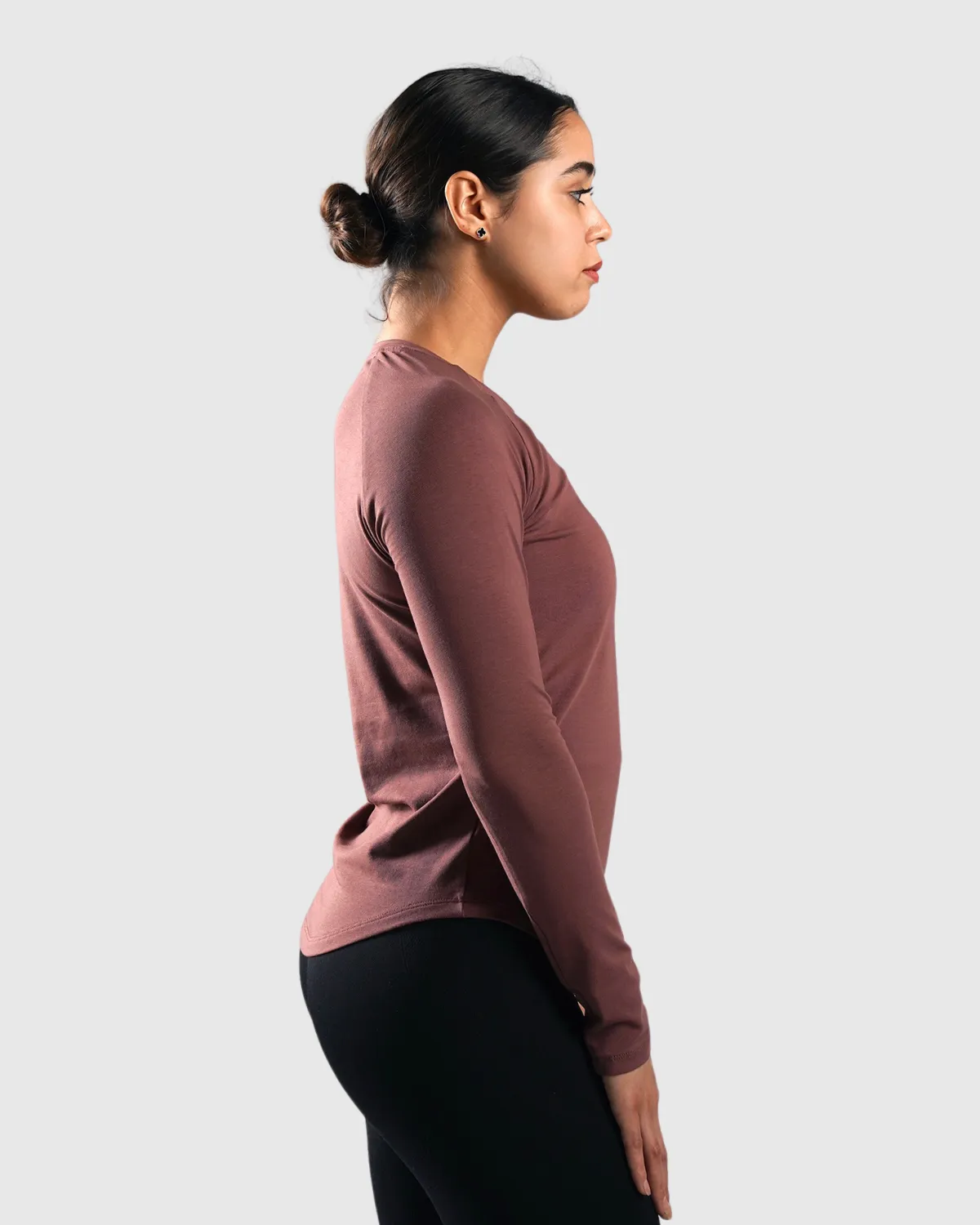 Essential Long Sleeve Women - Burgundy