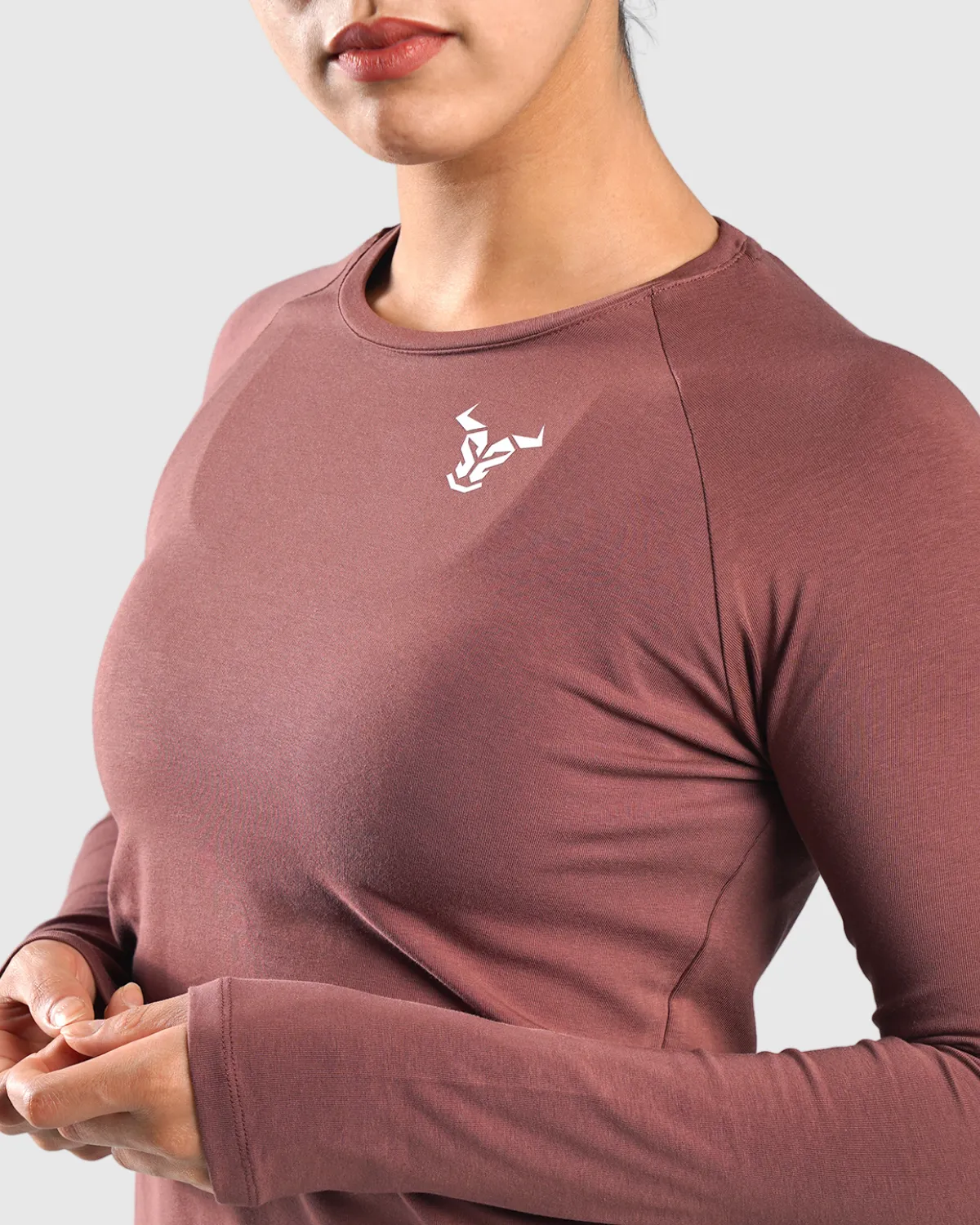 Essential Long Sleeve Women - Burgundy