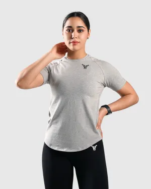 Essential T-shirt Women - Grey Marl