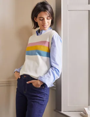 Fiona Tank-Ivory, Placement Stripe