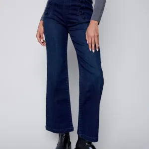 Flared Pull On Jeans