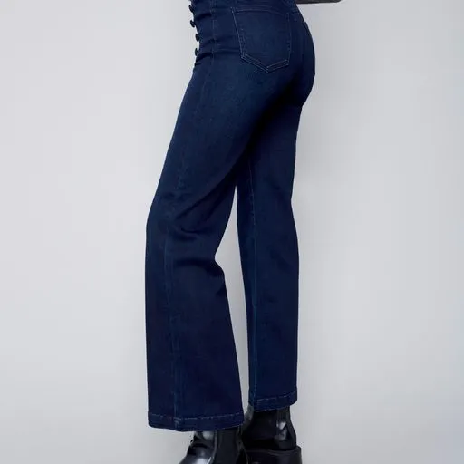 Flared Pull On Jeans