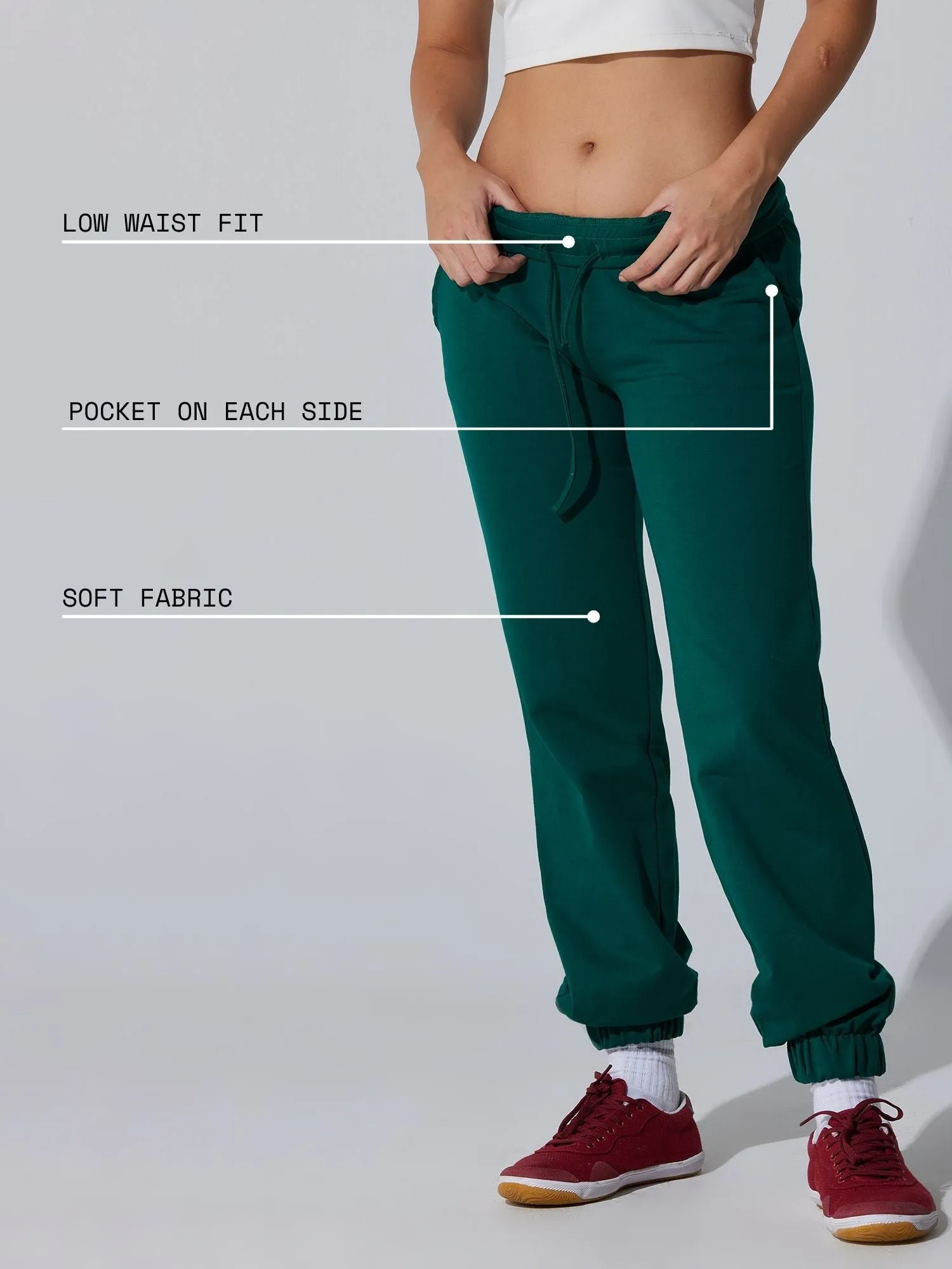 Green Kickback Joggers