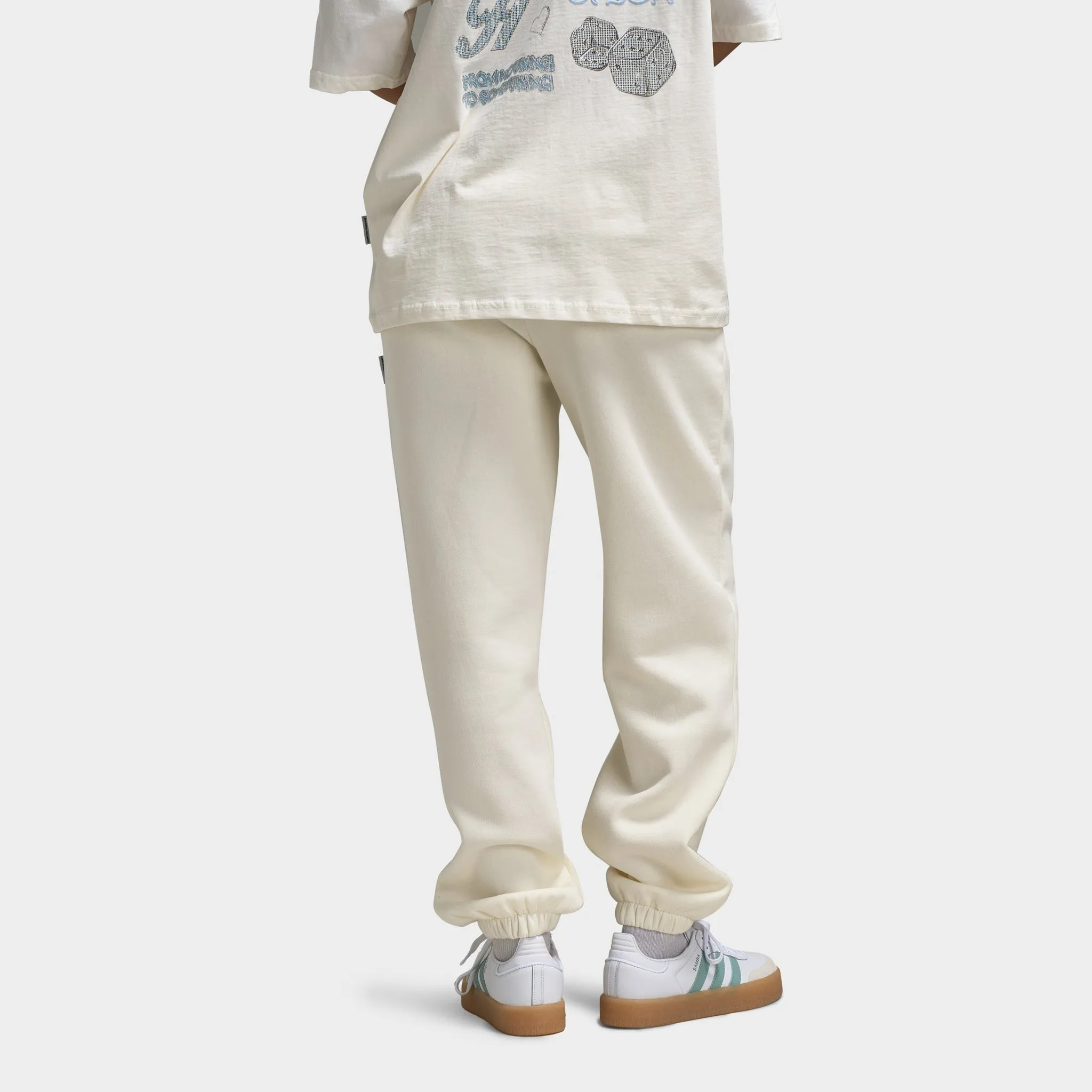 Hoodrich Women's Jewel Jogger Blanc De Blanc / Clear Sky