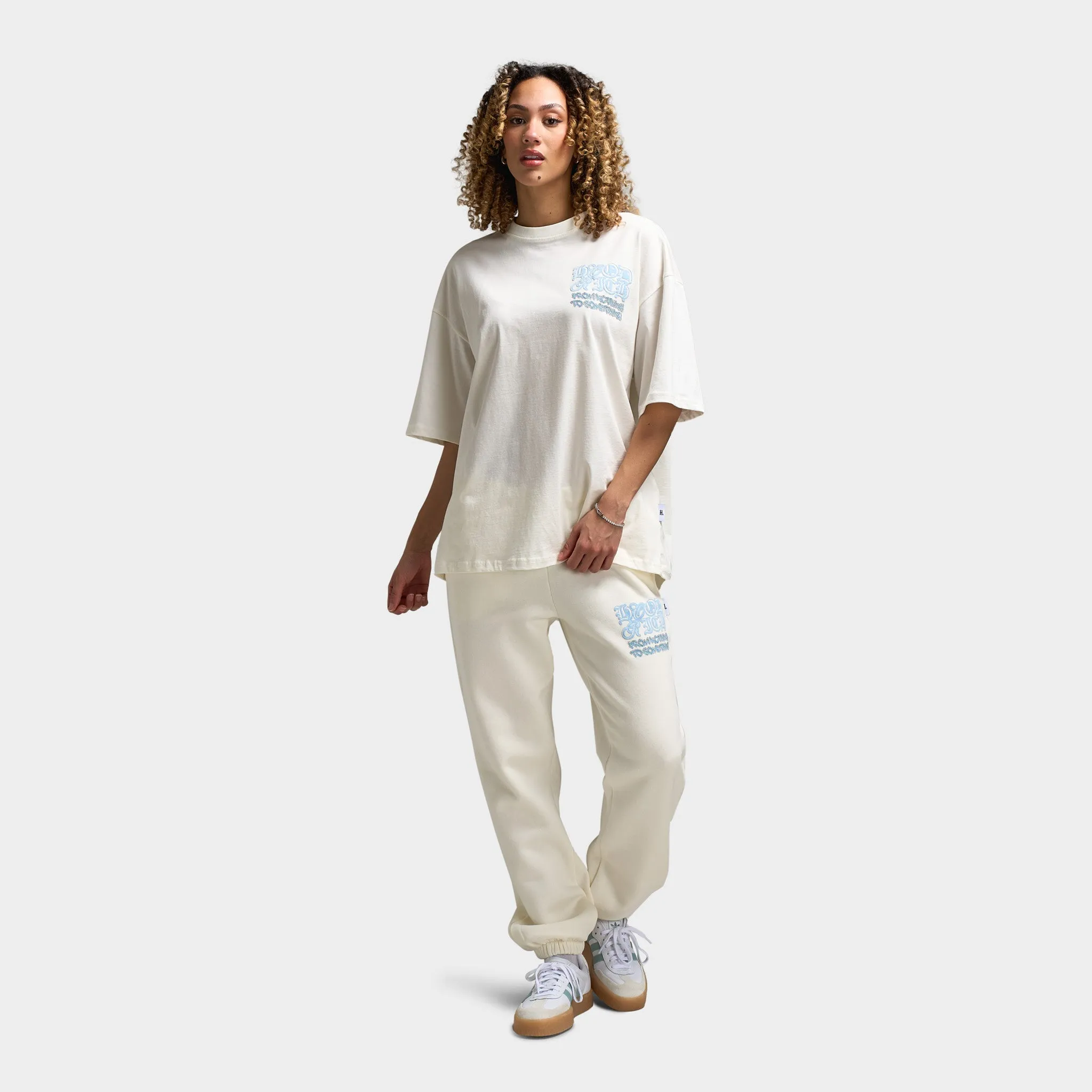 Hoodrich Women's Jewel Jogger Blanc De Blanc / Clear Sky