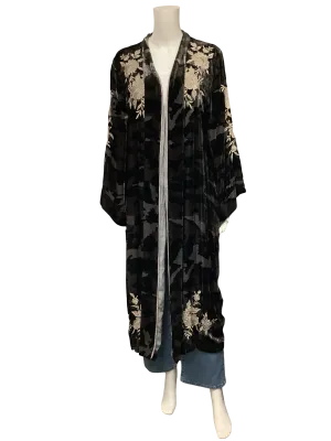 Johnny Was Duster Santel Velvet Kimono Size: XL