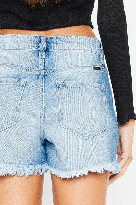 Kan Can USA High Rise Denim Shorts