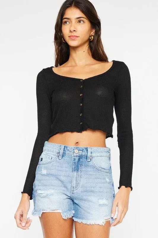 Kan Can USA High Rise Denim Shorts