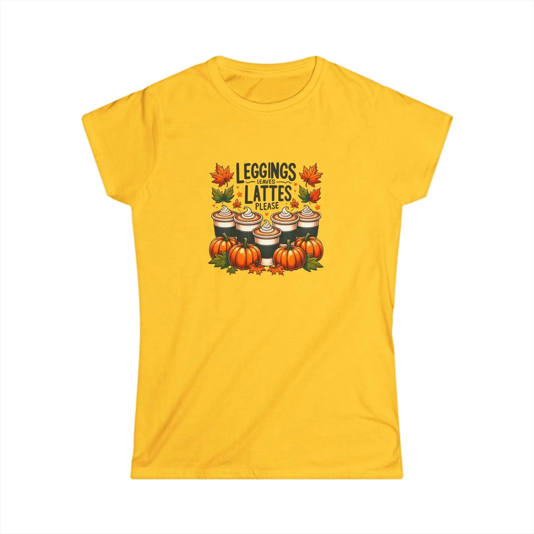 Leggings, Leaves, Lattes, Please - T-Shirt