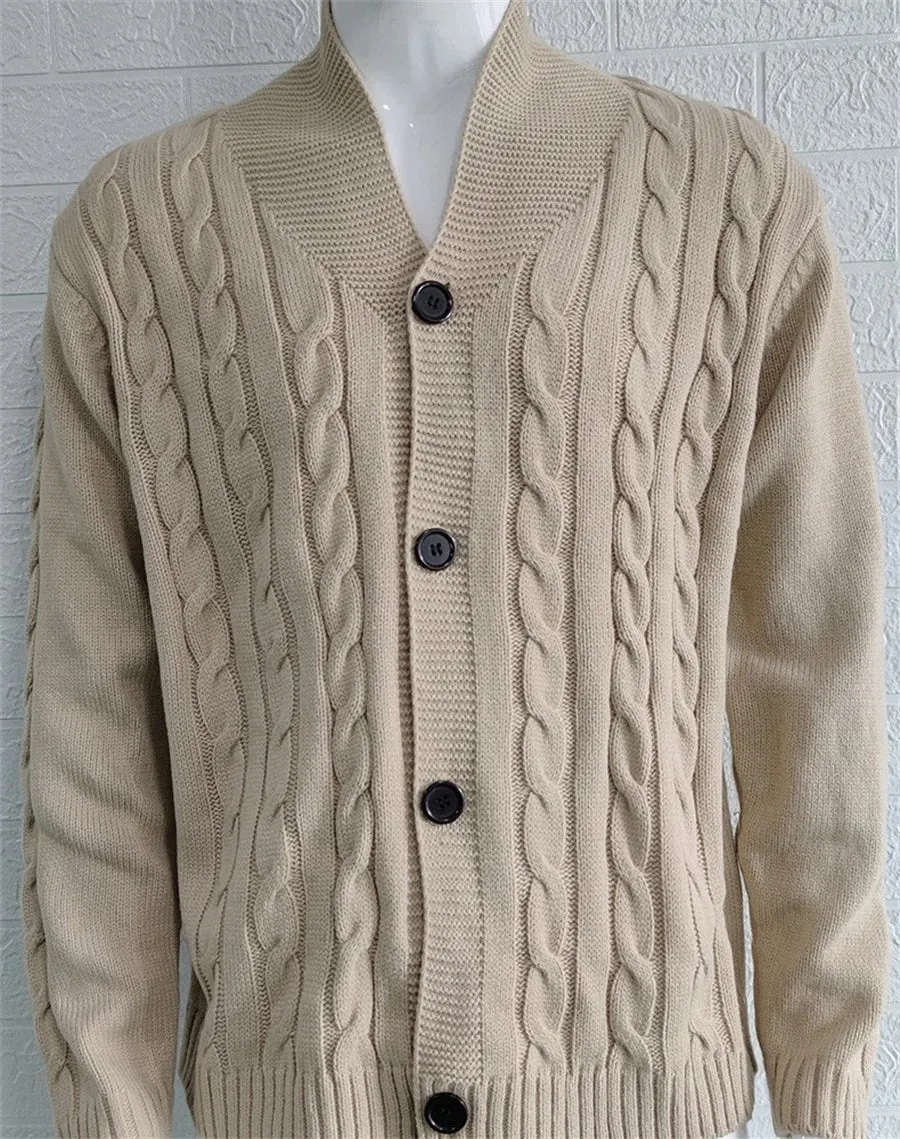 Men's Casual Slim Fit Knitted Cardigan with Buttoned Design | Ideal for Autumn/Winter