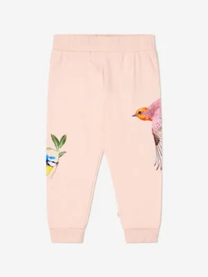 Molo Baby Girls Organic Cotton Bird Joggers