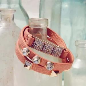 Moon Rise Bracelet in Peach