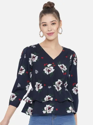 Multicoloured Floral Top