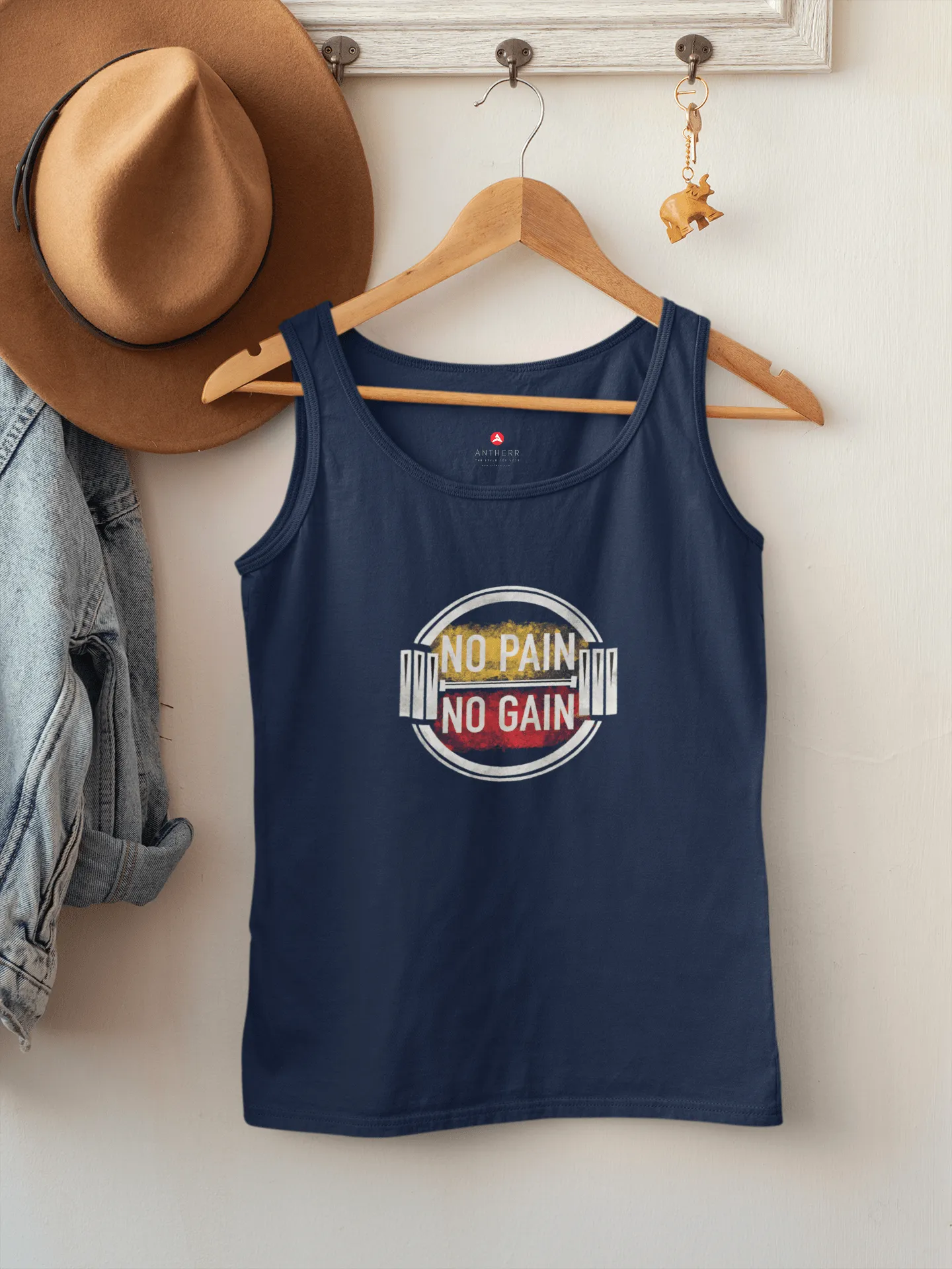 NO PAIN, NO GAIN: SLEEVELESS T-SHIRTS